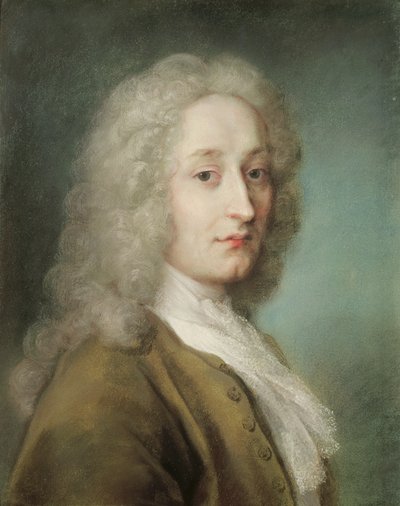 Porträt von Antoine Watteau von Rosalba Giovanna Carriera
